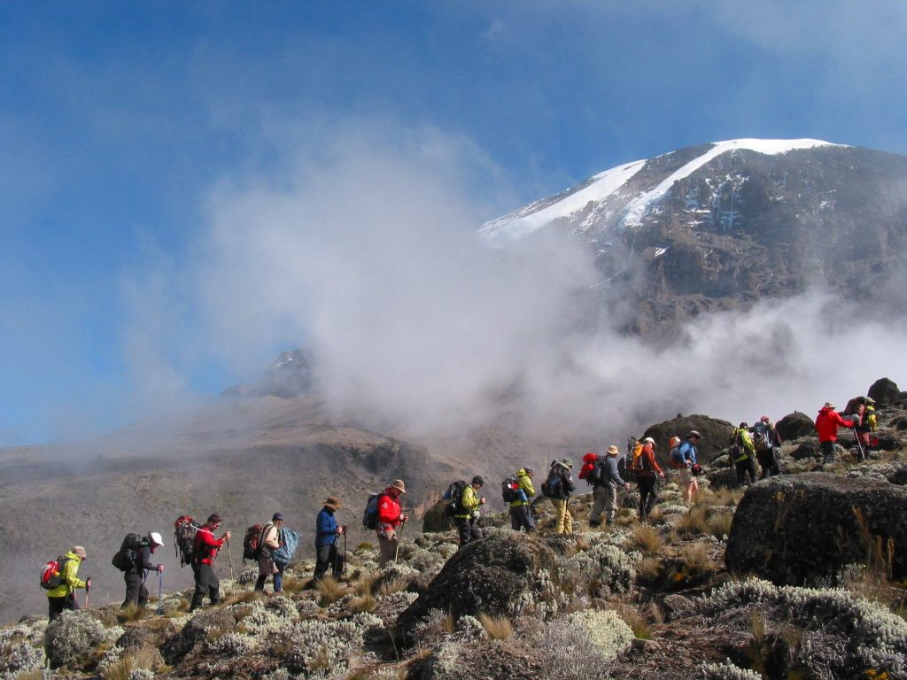 Activities in Mount Kilimanjaro.