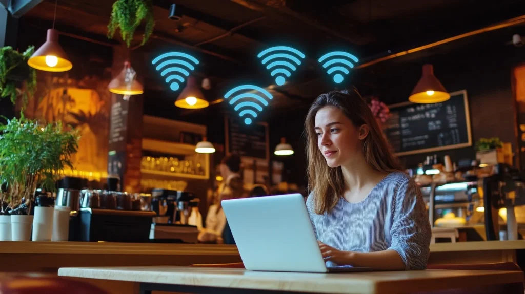 Internet Access in Tanzania Cafe-Wifi-User-Mateys Tours