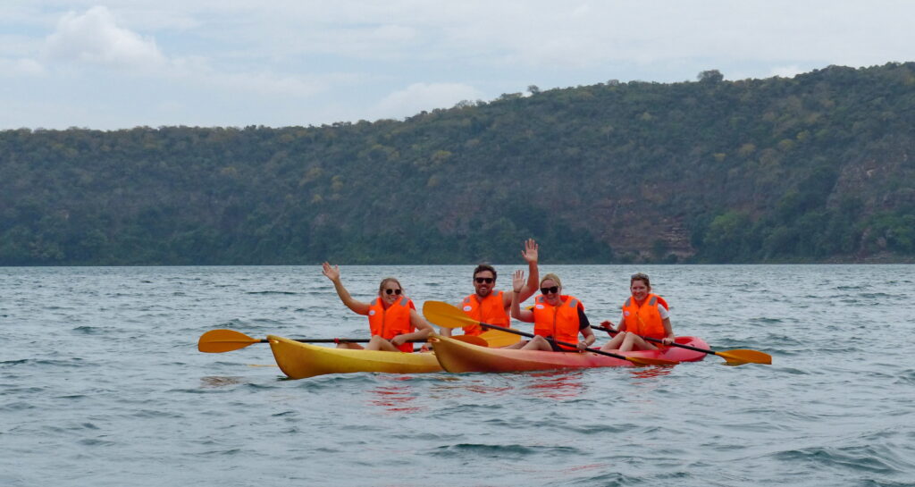 Canoe in Lake Chala-Mateys Wild Tours