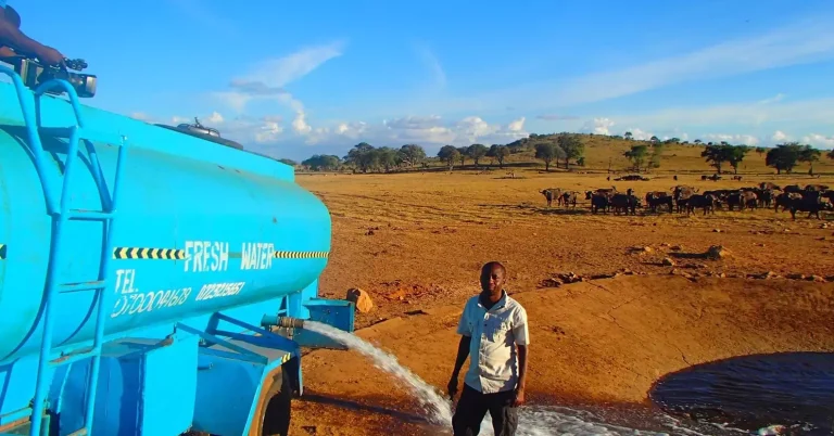 How Patrick Kilonzo Mwalua Is Saving Kenya’s Wildlife During Severe Drought (The Water Man of Tsavo)-Mateys Wild Tours