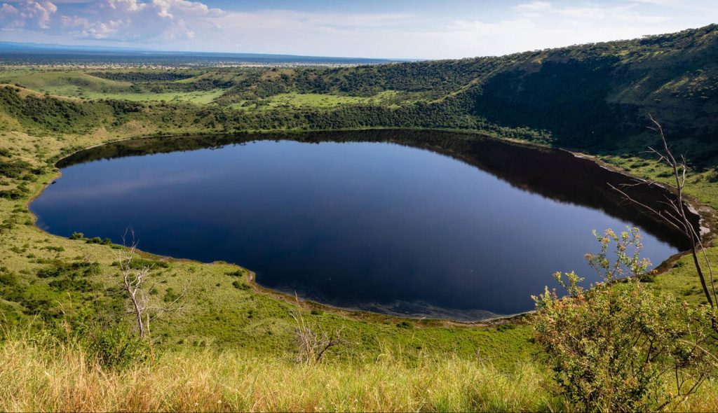 Blue Crater Lake-Queen Elizabeth National Park-Mateys Wild Tours