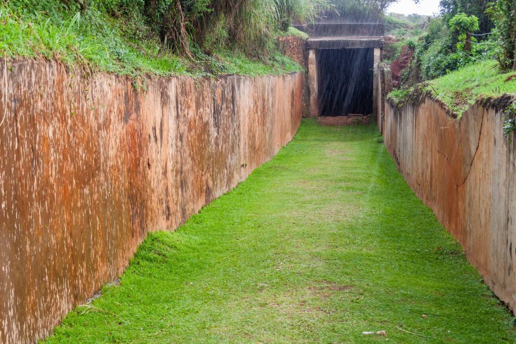 Entrance of Idi Amin's underground torture chamber in Kampala, Uganda-Mateys Wild Tours