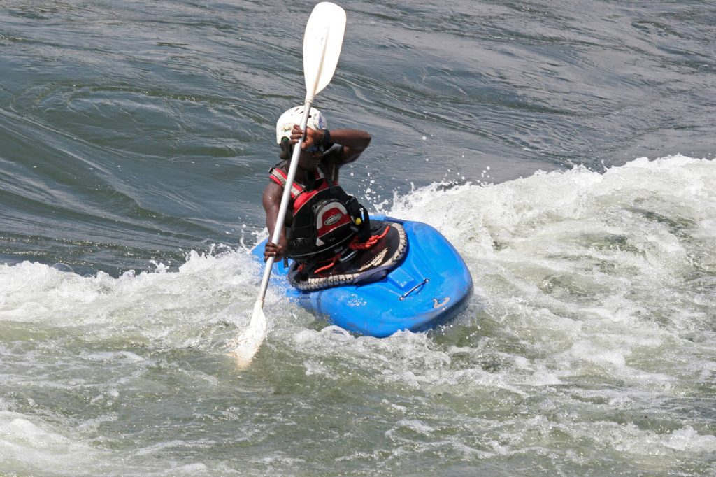 Kayaking in Jinja-Mateys Wild Tours.